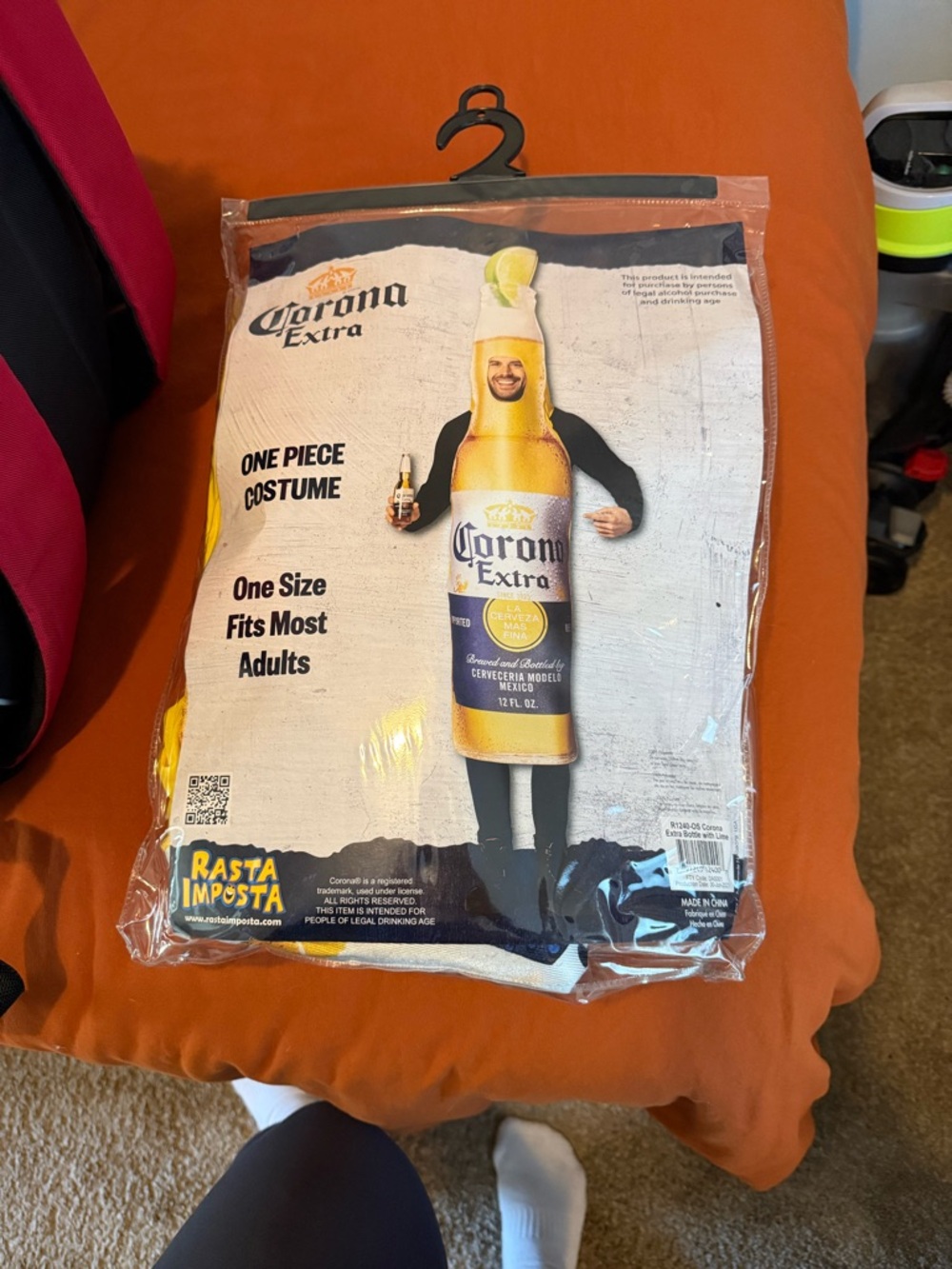 Corona Extra Bottle One-Piece Costume - Corona